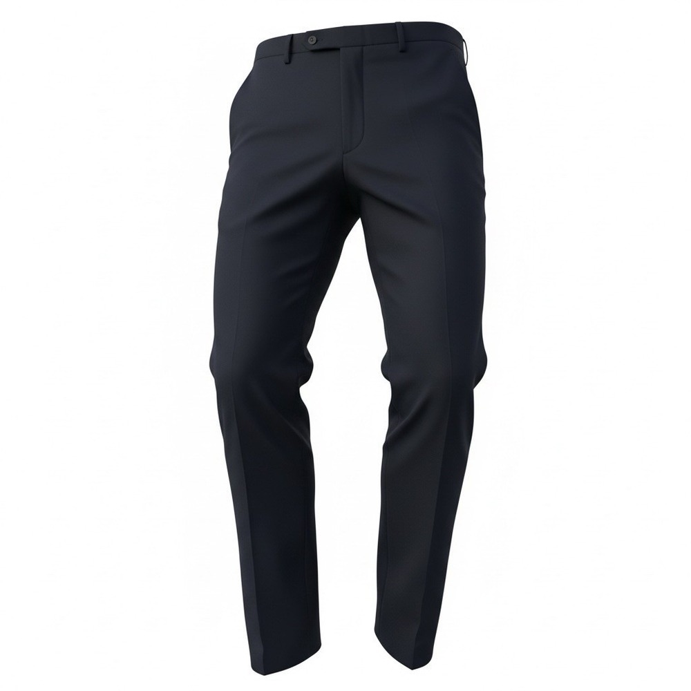 Zyia Active Men's Performance Pants Navy Size L Slim Fit Golf Dress Pants